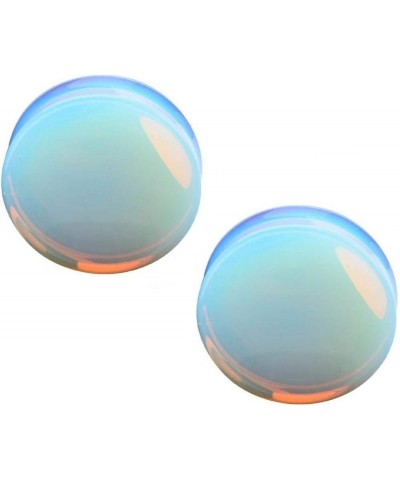 Opalite Concave Double Flared Saddle Plugs, Sold as a Pair 10mm (00GA) $9.53 Body Jewelry