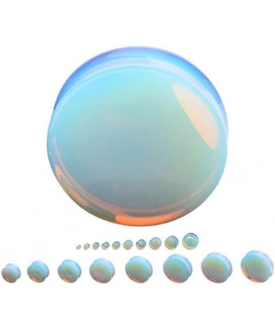 Opalite Concave Double Flared Saddle Plugs, Sold as a Pair 10mm (00GA) $9.53 Body Jewelry