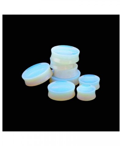 Opalite Concave Double Flared Saddle Plugs, Sold as a Pair 10mm (00GA) $9.53 Body Jewelry