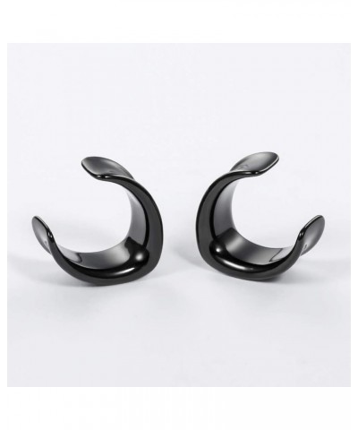 2PCS Sets Saddle Ear Tunnel Plug Piercing Hangers Stretchers Fashion Body Piercing Jewelry Ear Gauges2g-1-3/16'' in 6mm-30mm ...