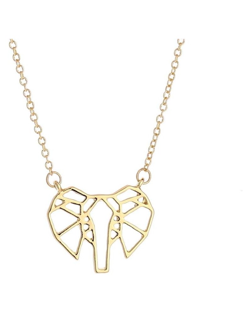 Cute Koala Bear Necklace Pendant Simple Lovely Australian Bear Woodland Animal Necklace for Women Girls E:Gold Elephant Head ...