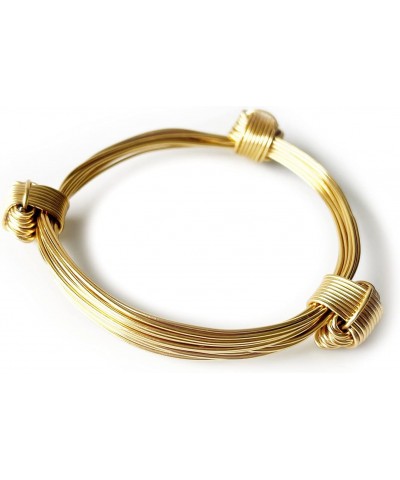 Elephant Knot Bracelet - 3 Knot GOLD Color Metal V1 made in Zimbabwe $19.04 Bracelets