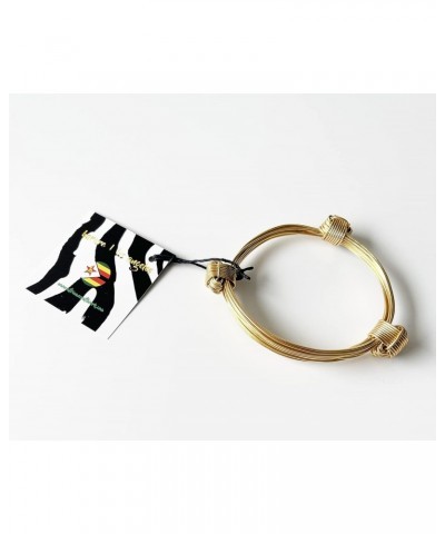 Elephant Knot Bracelet - 3 Knot GOLD Color Metal V1 made in Zimbabwe $19.04 Bracelets