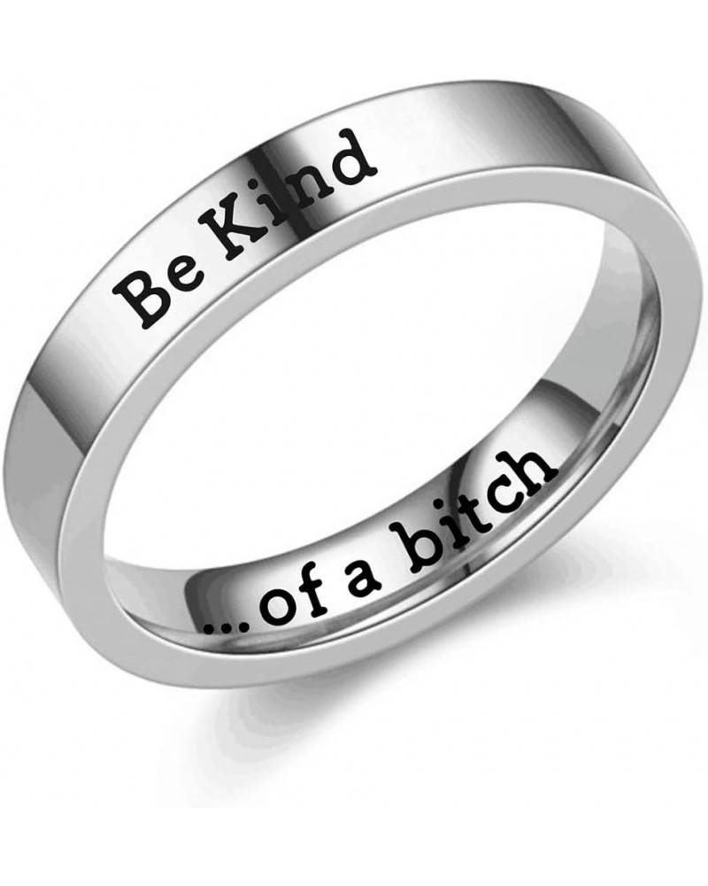 Be Kind Of A Bitch Ring For Women Creative Statement Friendship Ring The Best Friend Of The Sisters In The Sorority Inspirati...