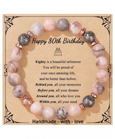 Birthday Gifts for Women Girls Natural Stones Bracelets 13 16 18 21 30 40 50 60 70 80 Year Old Happy Birthday Gifts for Girls...