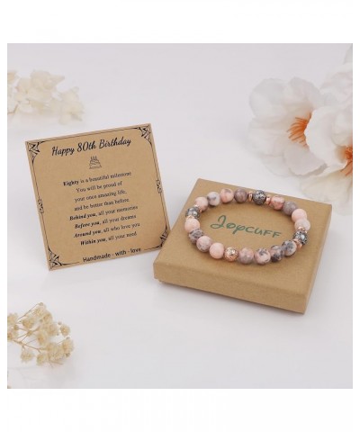 Birthday Gifts for Women Girls Natural Stones Bracelets 13 16 18 21 30 40 50 60 70 80 Year Old Happy Birthday Gifts for Girls...