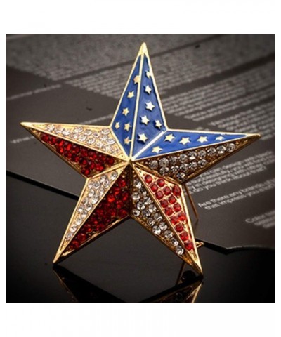 2pcs American Flag Brooch Wedding Star Brooches Costume Jewellery Broch American Flag Lapel Pin American Brooch American Flag...