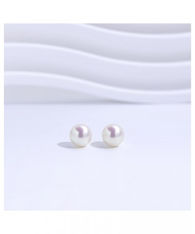 S925 Sterling Silver Half-Round Button Shape Freshwater Pearl Stud Earring | 14k Gold Palted | Jewelry 11-12mm AAAA $9.15 Ear...