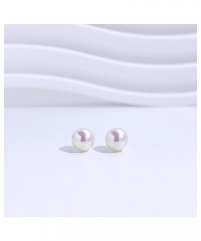 S925 Sterling Silver Half-Round Button Shape Freshwater Pearl Stud Earring | 14k Gold Palted | Jewelry 11-12mm AAAA $9.15 Ear...