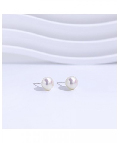 S925 Sterling Silver Half-Round Button Shape Freshwater Pearl Stud Earring | 14k Gold Palted | Jewelry 11-12mm AAAA $9.15 Ear...