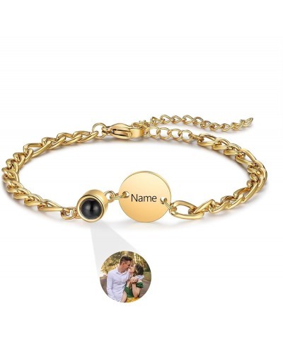 Personalized Picture Bracelet Custom Bracelet with Picture Inside Color Photo Projection Bracelet Memorial Gifts for Women Mo...