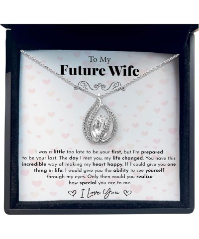 To My Future Wife Necklace, Valentines Day Gifts For Her, Engagement Gifts For Future Mrs, Gifts For Women Valentines Day, Ch...