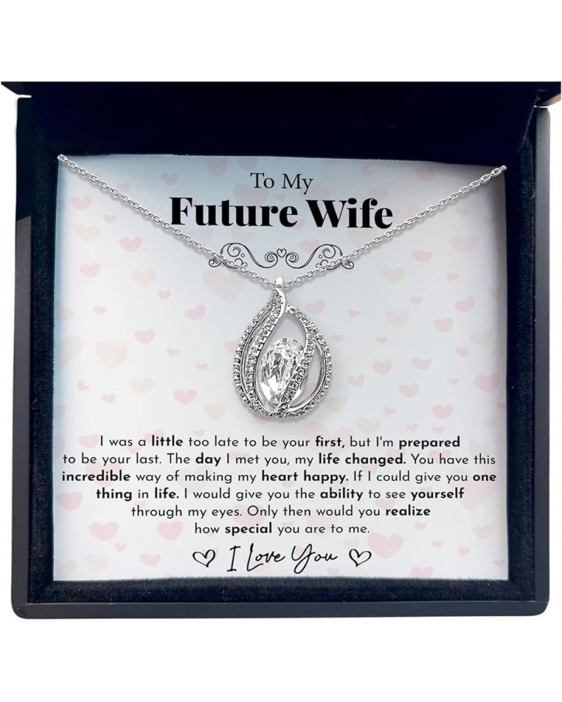 To My Future Wife Necklace, Valentines Day Gifts For Her, Engagement Gifts For Future Mrs, Gifts For Women Valentines Day, Ch...