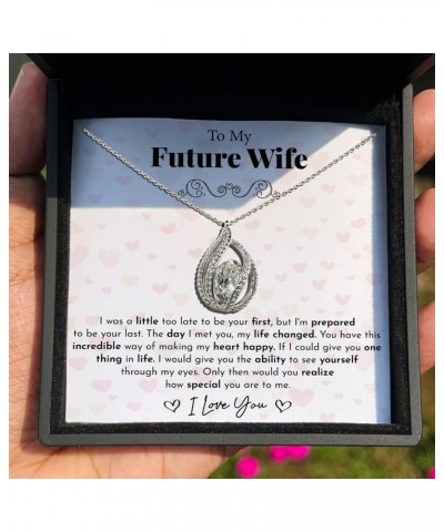 To My Future Wife Necklace, Valentines Day Gifts For Her, Engagement Gifts For Future Mrs, Gifts For Women Valentines Day, Ch...