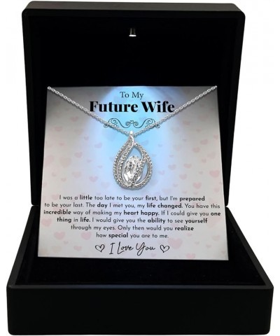 To My Future Wife Necklace, Valentines Day Gifts For Her, Engagement Gifts For Future Mrs, Gifts For Women Valentines Day, Ch...