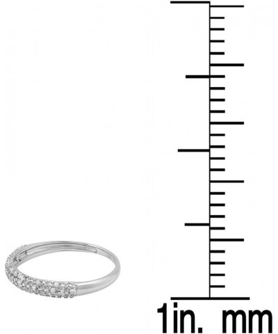 0.10 Carat (ctw) 14k Gold Round Diamond Ladies Anniversary Wedding Band Stackable Ring 1/10 CT white-gold $99.49 Rings