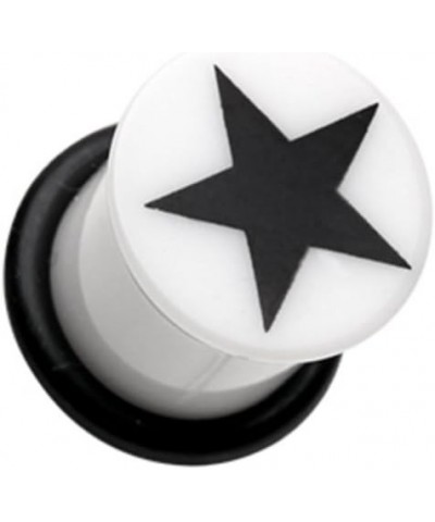 Star Acrylic Single Flared WildKlass Ear Gauge Plug (Sold as Pairs) $10.06 Body Jewelry