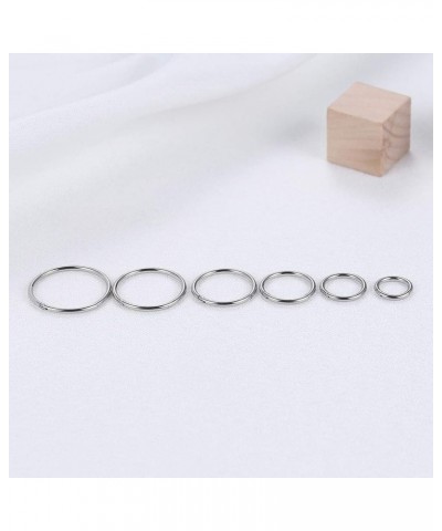 6-12Pcs 18g 20g Nose Rings for Women Men 316L Surgical Steel 16g Septum Ring Cute Tiny Cartilage Helix Conch Daith Tragus Ear...