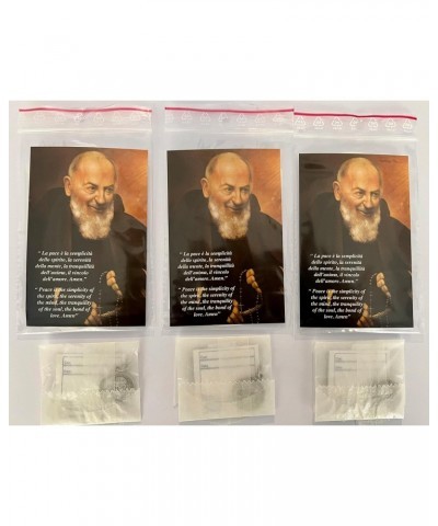 LOT OF 3 (THREE) SAINT PIO OF PIETRELCINA (PADRE PIO) MEDALS - THE PATRON SAINTS MEDALS - 100% MADE IN ITALY $17.99 Pendants