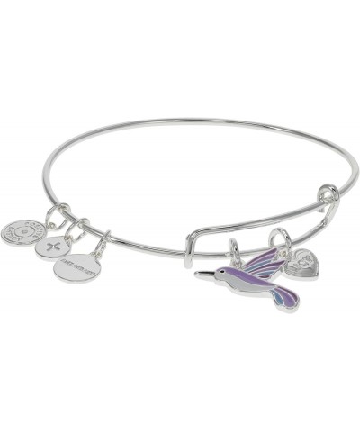 Expandable Bangle Bracelet, Bird And Animal Charms, Shiny Finishes, 2 To 3.5 In Joy Hummingbird Duo Bracelet $15.34 Bracelets