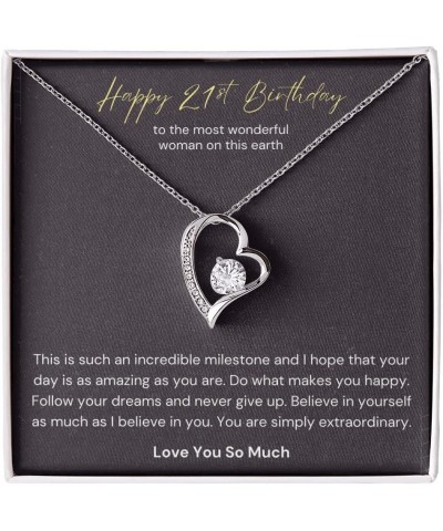 21th Birthday Gifts For Her, Cool Necklace Gifts For 21 Year Old Woman, Happy Twenty First Bday Girl Gift Ideas For Daughter ...