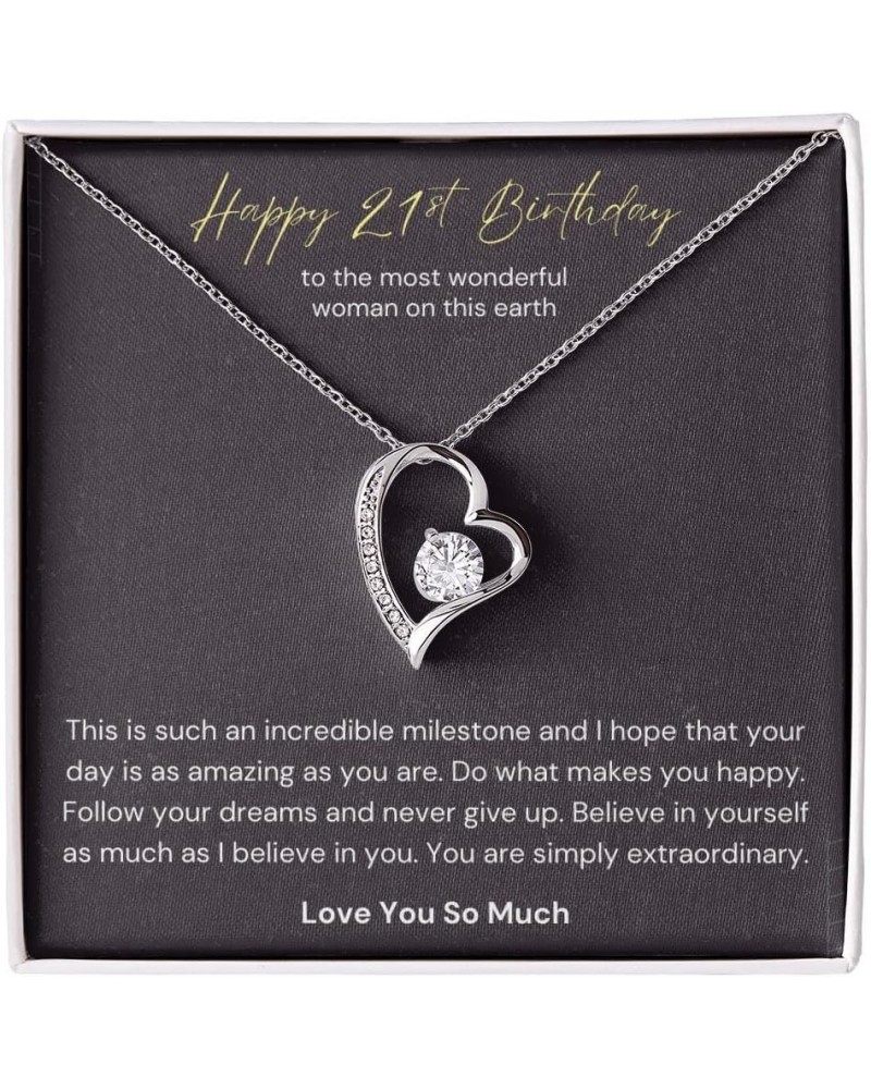 21th Birthday Gifts For Her, Cool Necklace Gifts For 21 Year Old Woman, Happy Twenty First Bday Girl Gift Ideas For Daughter ...