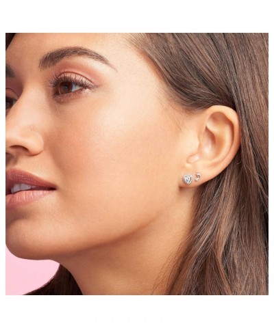 Elevated Heart, Clear CZ $29.37 Earrings