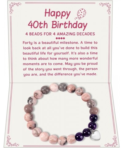 Unique Birthday Bracelet Gifts for Sister Aunt Mom Grandma Bestie Friend Daughter Girlfriend Wife Nana Coworker, 21st 30th 40...