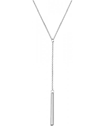 Infinity Pendant Necklace Set for Women Y Lariat Necklace Jewelry Vertical Bar Dangle Earrings set 5 $7.40 Necklaces