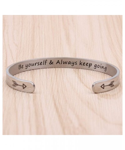 Inspirational Bracelets for Women Teen Girl Gifts Birthday Cuff Bracelet Bangle Quotes Jewelry Friend Gifts for Her Mom Gifts...