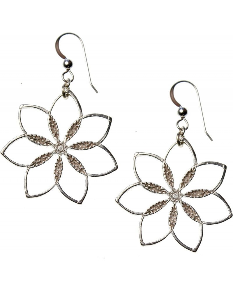 Flower Power! Silver-dipped Earrings on French Hooks $29.97 Earrings