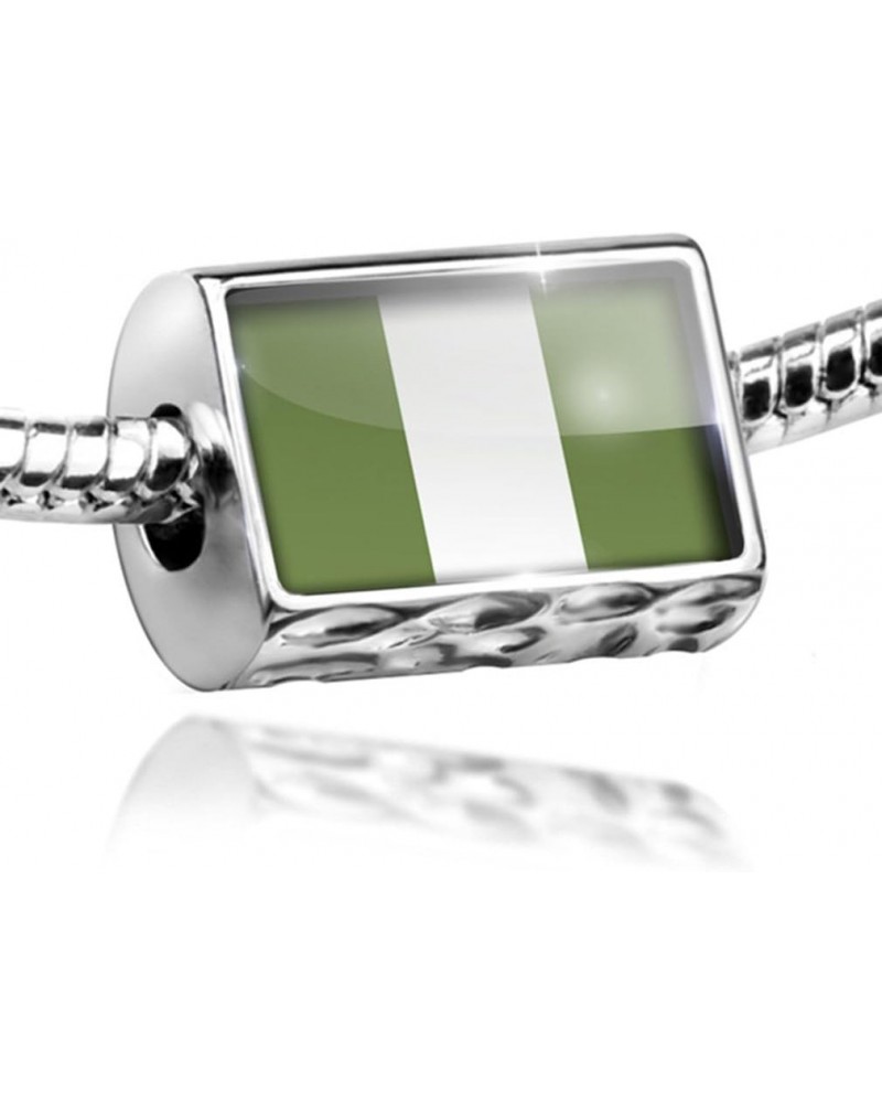 Charm Nigeria Flag - Bead Fit All European Bracelets $12.13 Bracelets