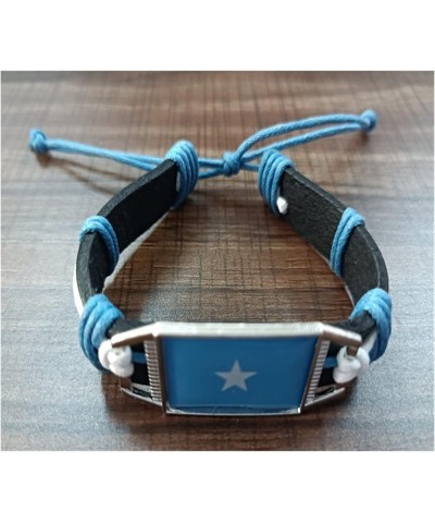 Flag Bracelet Ukraine United States Uruguay Ethiopia's Regional Flag Leather Bracelet (Color : Portugal) Swiss $18.19 Bracelets