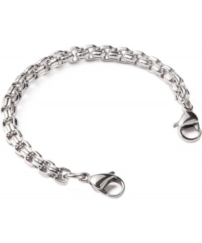 Stainless Steel Interchangeable Chain for Medical Alert Bracelets for Women and Men Rolo 5 Inches $8.83 Bracelets