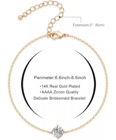 Bridesmaids Gift Set of 6 or 4 Bridesmaid Bracelet 18K Gold Plated Knot Bracelet I Couldn't Tie a Knot Without You Wedding Br...