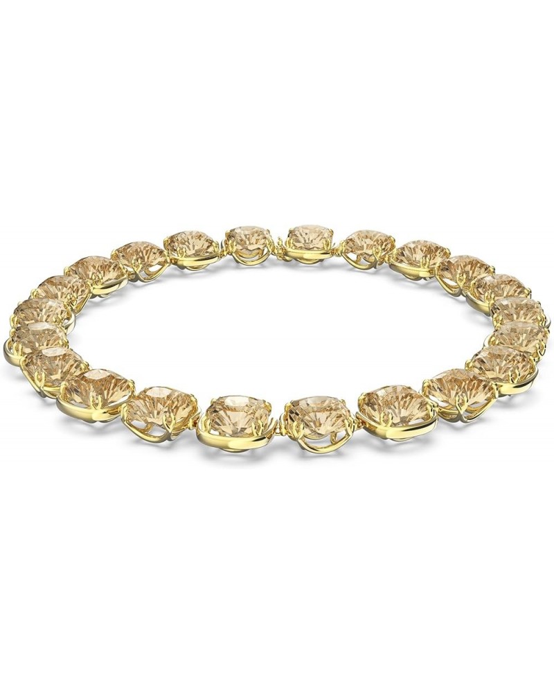 Swarovski Harmonia Necklace, Earrings, and Bracelet Crystal Jewelry Collection, Yellow Crystals, Multiple Finishes Choker Nec...