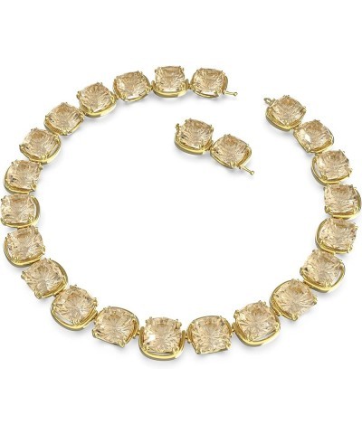 Swarovski Harmonia Necklace, Earrings, and Bracelet Crystal Jewelry Collection, Yellow Crystals, Multiple Finishes Choker Nec...