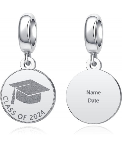 Magic Book Student Graduation Cap Charm Beads For Bracelets *Custom-Style339* $7.59 Bracelets