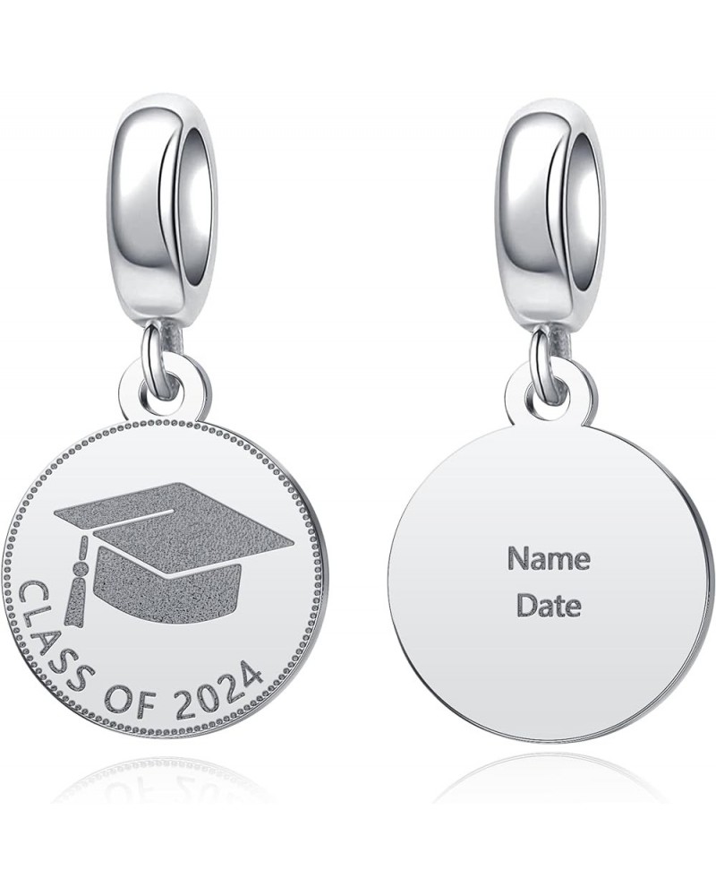 Magic Book Student Graduation Cap Charm Beads For Bracelets *Custom-Style339* $7.59 Bracelets