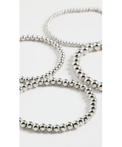 Women's Noor Bracelet Set of 4 Sterling Silver $49.49 Bracelets