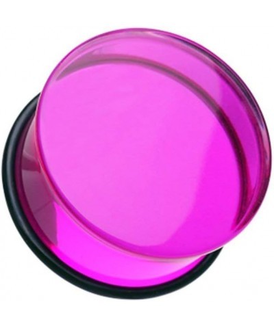 Basic Acrylic Single Flared Ear Gauge Plug 9/16" (14mm), Purple $9.51 Body Jewelry