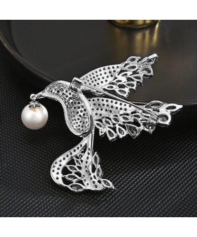 Animal Brooch Insect Bird Brooches Pearl Rhinestone Crystal Brooch 18k Gold-Plated Lapel Pins Jewelry Gifts Birthday Gifts fo...