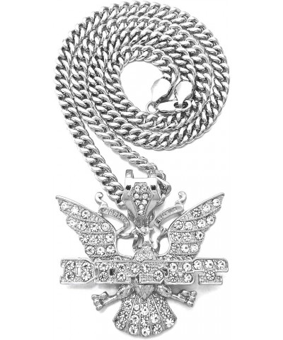 GWOOD Dipset Pendant with Necklace SILVER COLOR WITH 24 INCH STAINLESS STEEL CHAIN $18.33 Necklaces