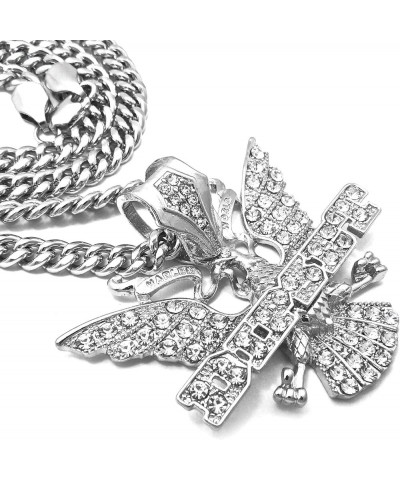 GWOOD Dipset Pendant with Necklace SILVER COLOR WITH 24 INCH STAINLESS STEEL CHAIN $18.33 Necklaces