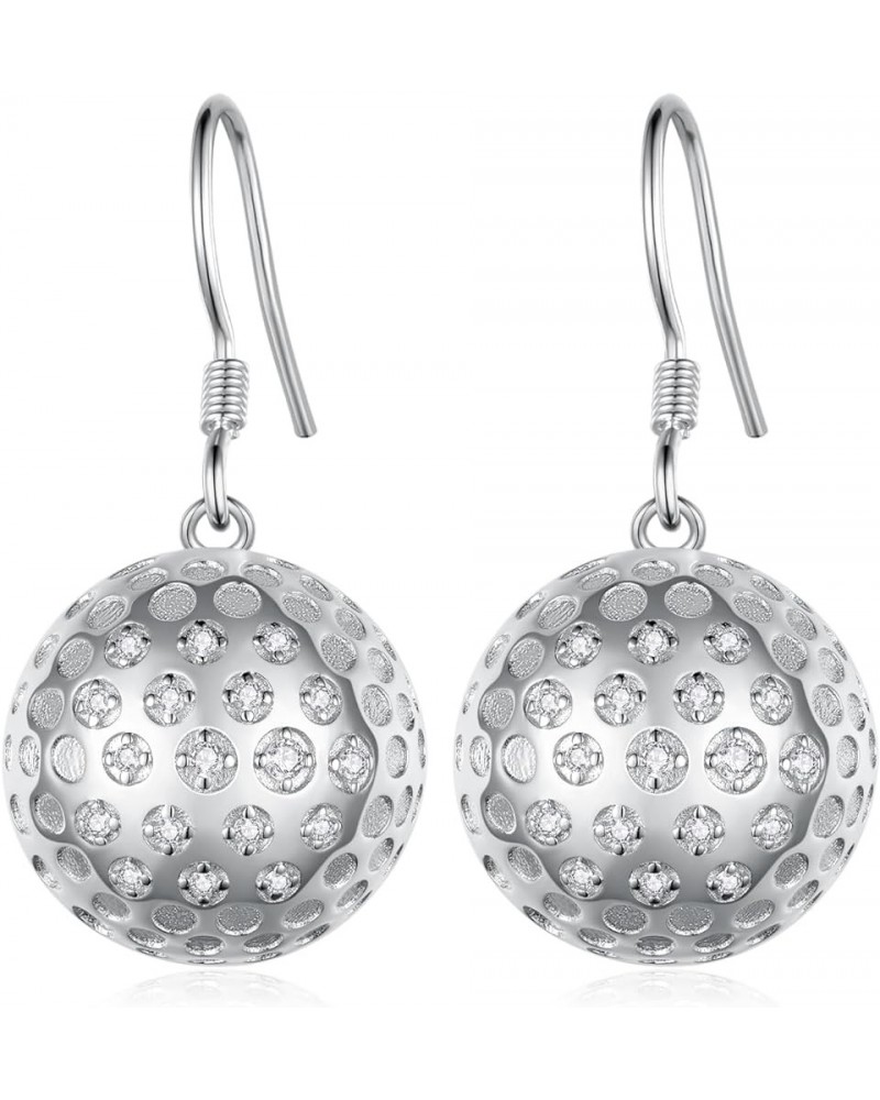 Football/Golf/Volleyball Earrings 925 Sterling Silver Sports Earrings for Women Sports Gifts for Girls Golf Earrings $20.51 E...