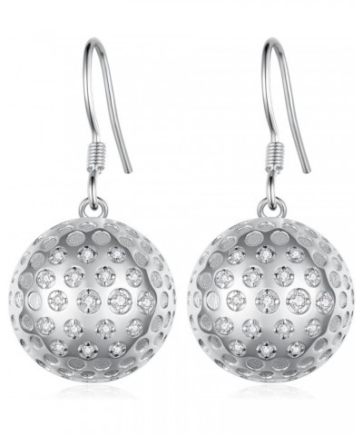 Football/Golf/Volleyball Earrings 925 Sterling Silver Sports Earrings for Women Sports Gifts for Girls Golf Earrings $20.51 E...