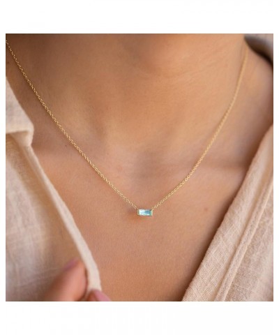 Gold Necklace for Women,Dainty Gold Necklace 14K Gold Plated Cubic Zirconia Pendant Necklace Diamond Choker Necklace for Wome...