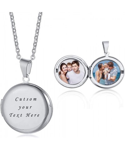 Personalized Locket Necklace for Women - Gifts for Women Love Heart Locket Necklace That Holds Pictures Locket Pendant Gifts ...