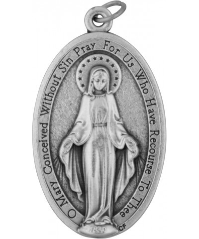 1.75" Large Oval Saint Medal | 10 Subjects | Perfect Pedant for Any Chain or Necklace | Christian Jewelry Miraculous Medal $8...