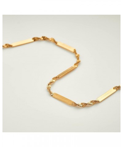 Gold Bracelet for Women 18K Gold Plated Dainty Adjustable Figaro/Cuban/Snake/Rope/Bead Link Chain Simple Jewelry for Girls 3M...